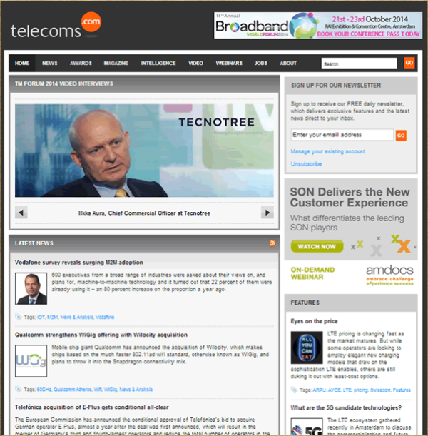 best examples of online b2b communities Telecoms