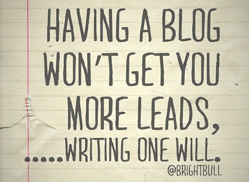 2 Key Lessons On The Importance of Blogging for B2B Lead Generation