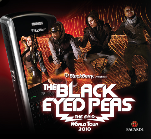 Blackberry's innovative sponsorship of Black Eyed Peas Tour