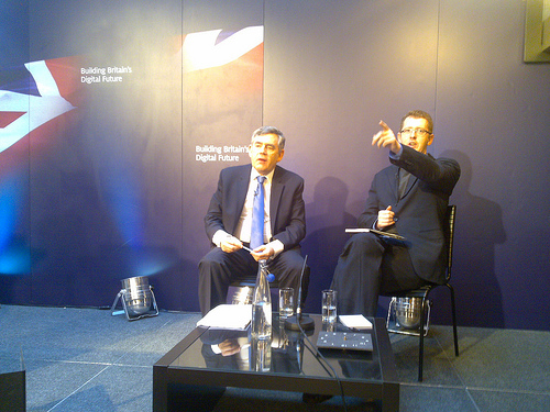 Gordon Brown pops into the office!