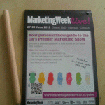 'Marketing Week Live' mailing piece lands