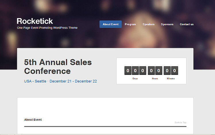 Rocketick-The-Best-Event-Website-Templates