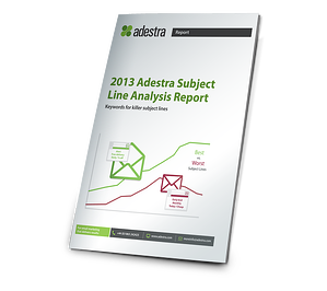 Adestra Subject Line Report Review on B2B Email Marketing