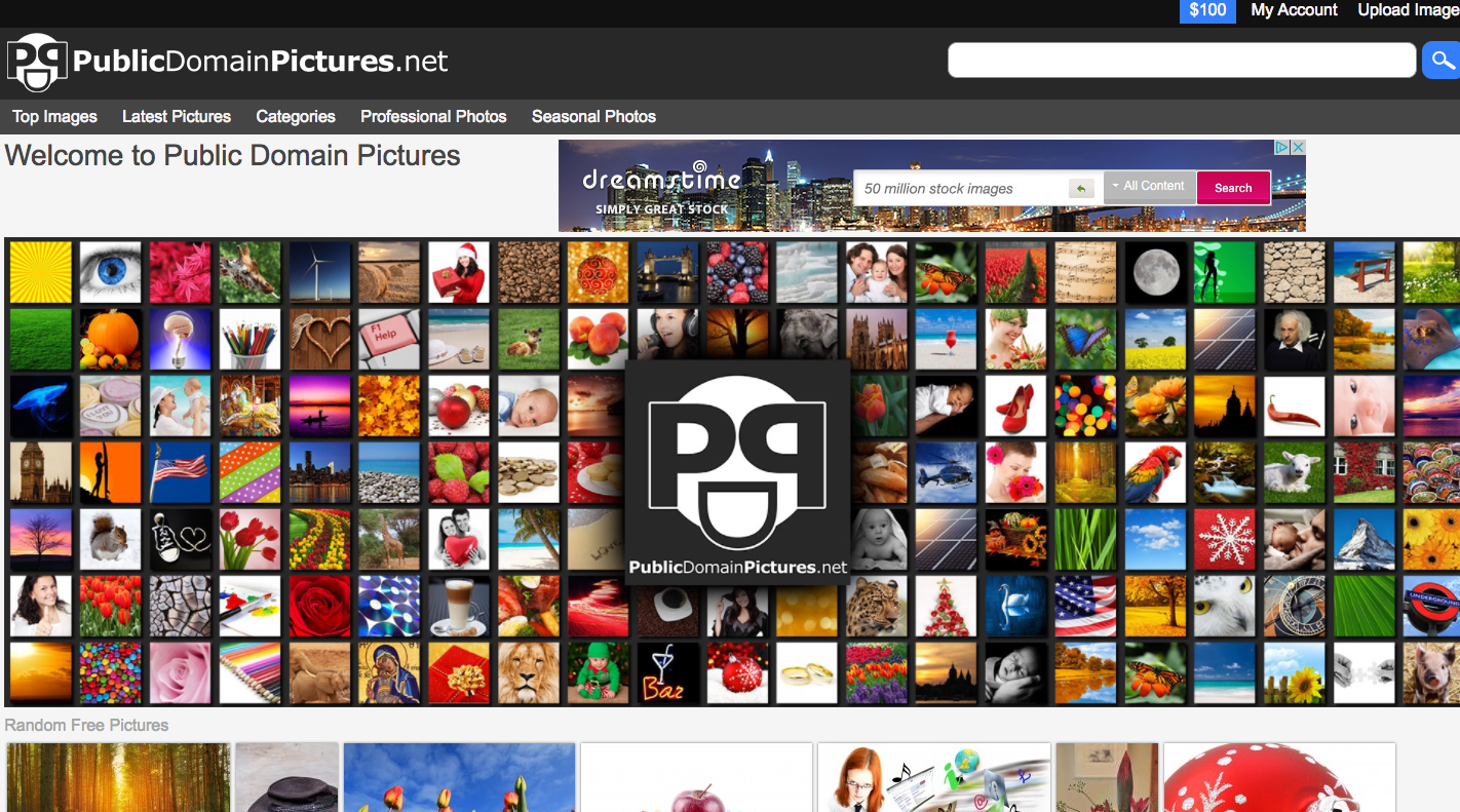Really cool websites with free images for your B2B Content Marketing