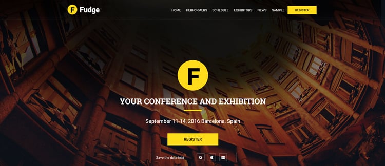 Fudge-The-Best-Event-Website-Templates