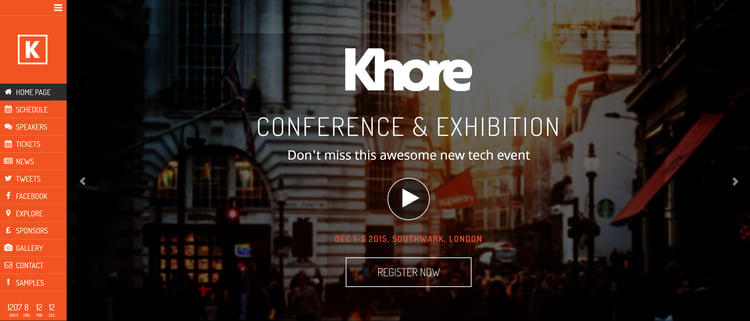 Khore-The-Best-Event-Website-Templates