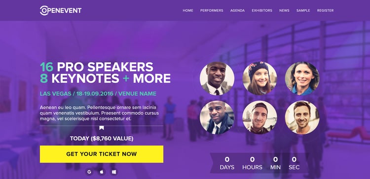 OpenEvent-The-Best-Event-Website-Templates