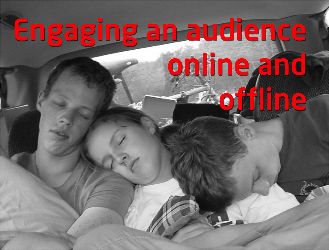Engaging an event audience online and offline