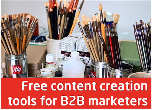 Free content creation tools for time-poor B2B marketers